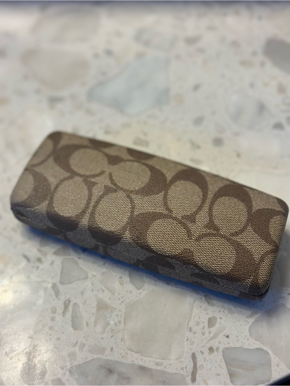 Coach Sunglasses/Glasses Case in Brown
